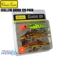 Classic Shallow Barra 120mm +3 Pack