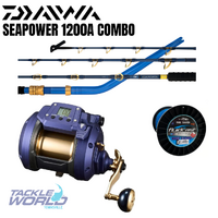 Combo Daiwa 23 Seapower 1200A/SP 55XHST/100lb Braid