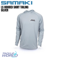 Samaki LS Hooded Shirt Tailing Silver