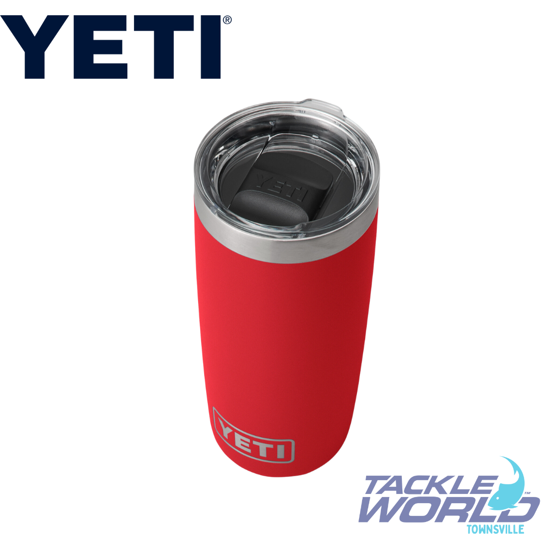 YETI Rambler 10 oz Tumbler with MagSlider Lid-Rescue Red