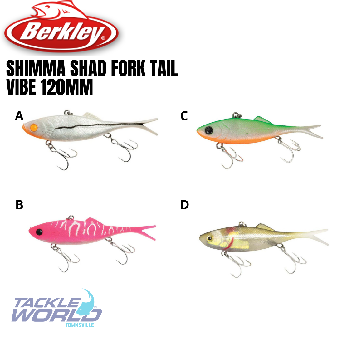 Berkley Shimma Shad Fork Tail Vibe 120mm