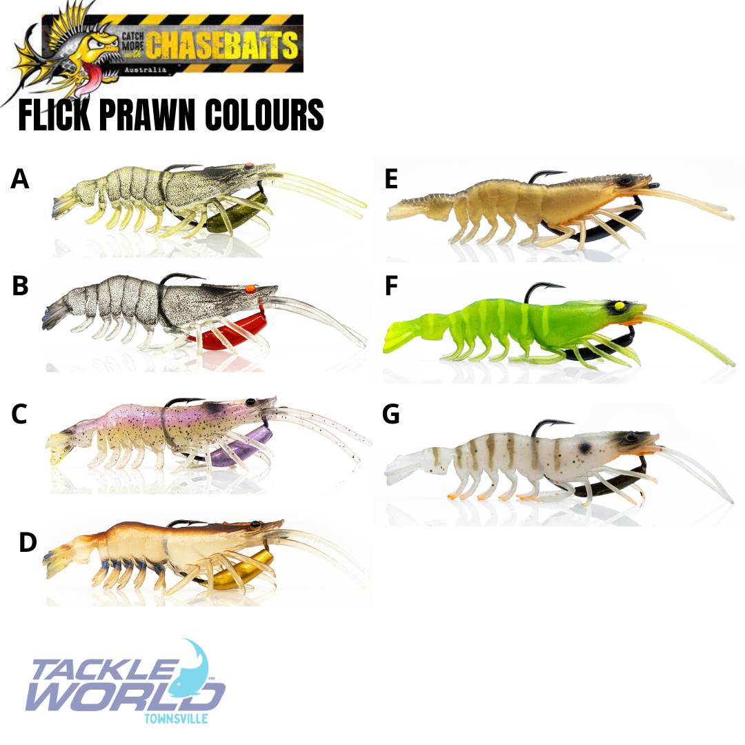 Chasebaits Flick Prawn 125mm Heavy