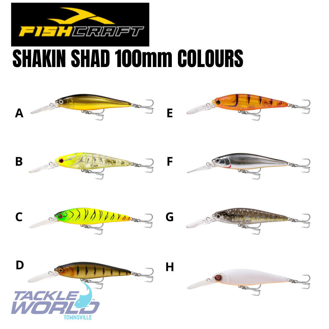 Fishcraft Shakin Shad 100 Black & Gold