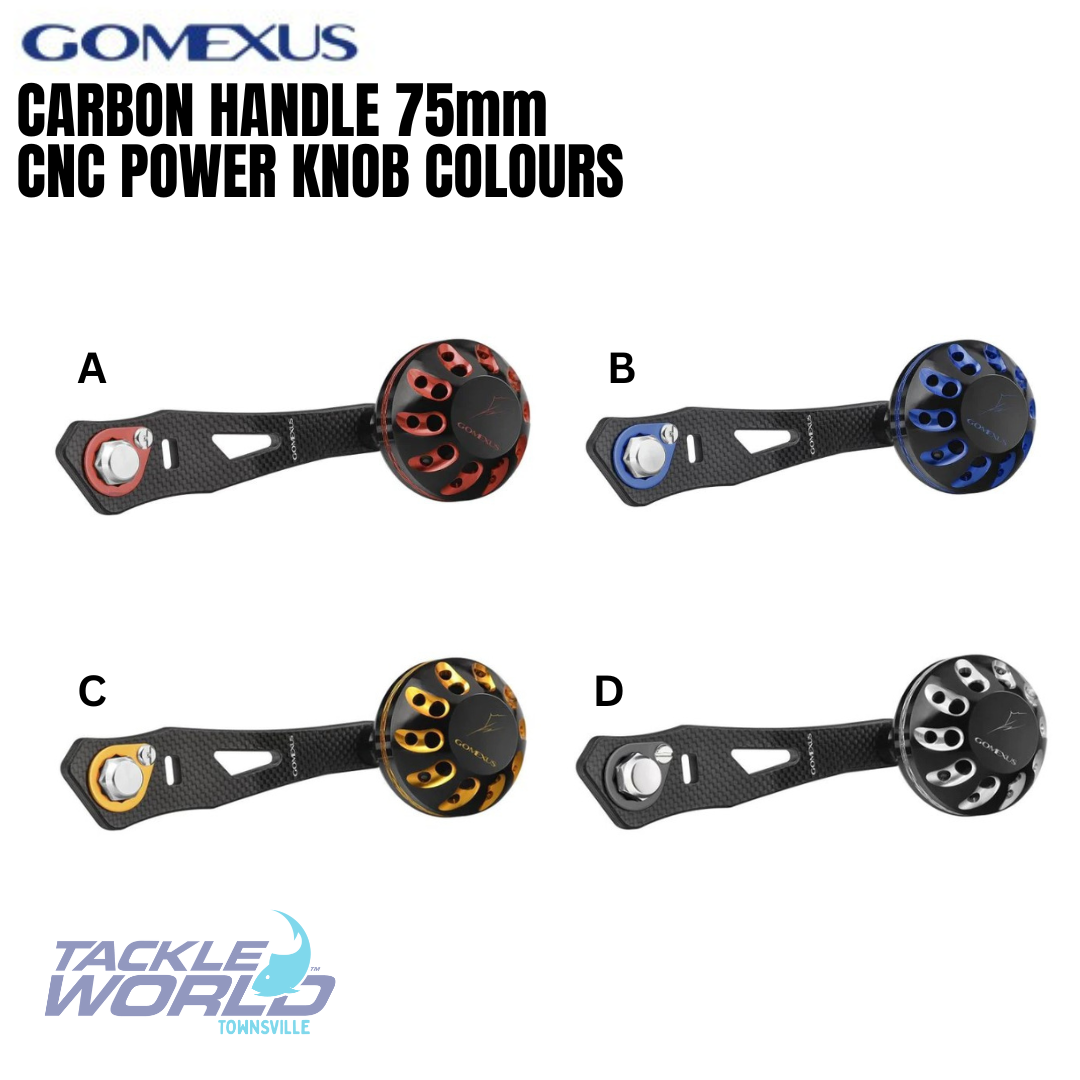 Gomexus Carbon Handle D 75mm CNC Power Knob A38 (8x5mm)