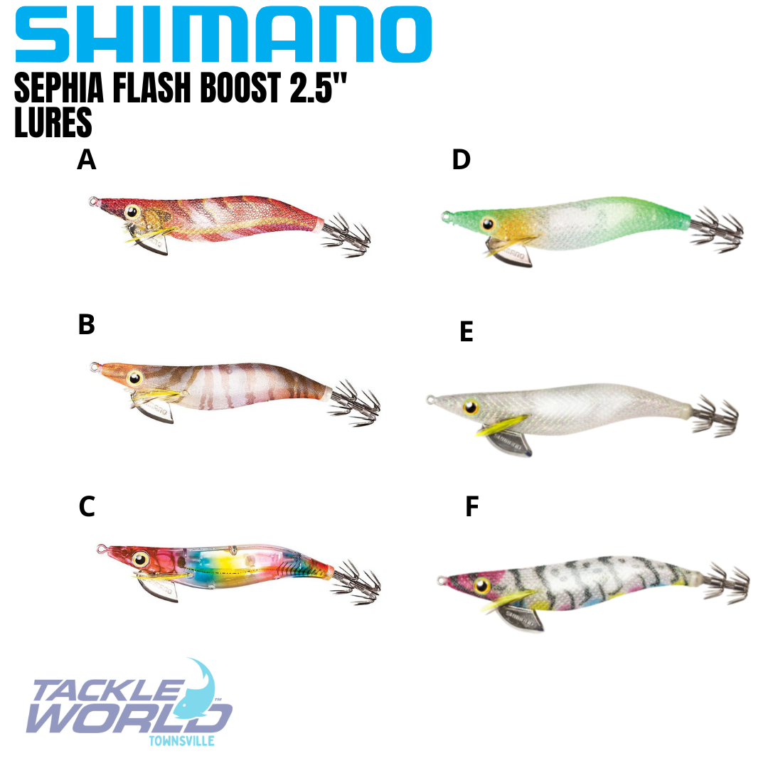 Shimano Sephia Flash Boost 2.5 Squid Jigs