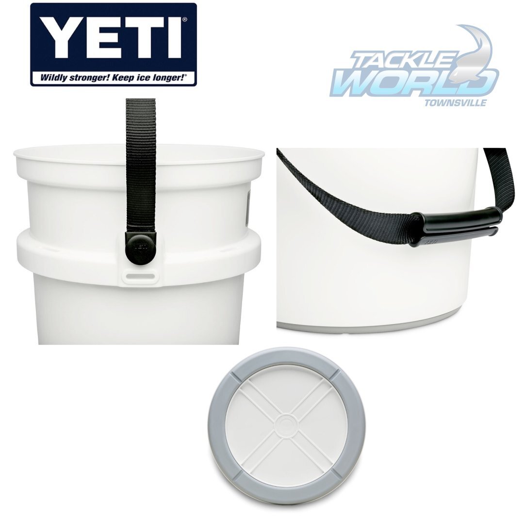 Yeti 5 Gallon LoadOut Bucket (18.9L) White