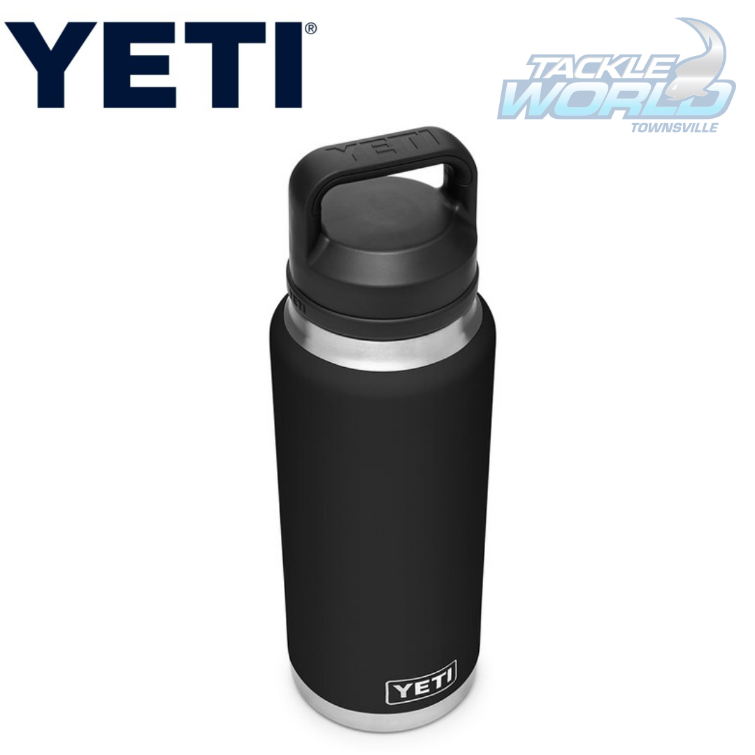 Yeti - 36 oz Rambler Bottle with Chug Cap Black