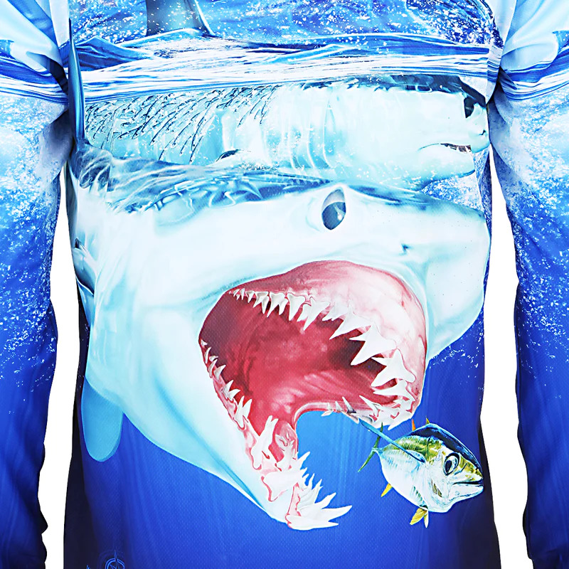 Samaki Fishing Shirt Mako Shark Kids