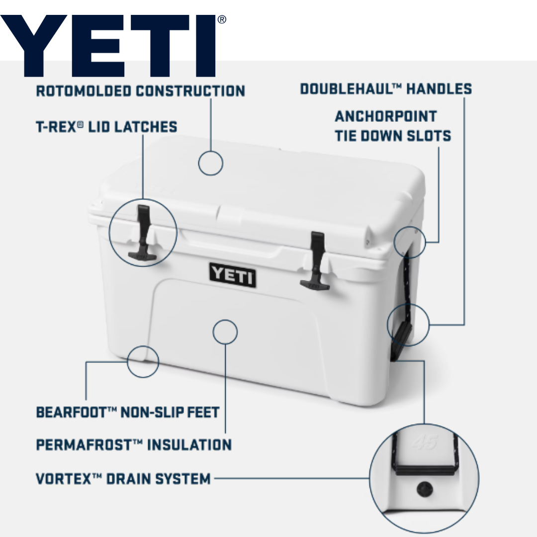 Charcoal yeti deals tundra 45