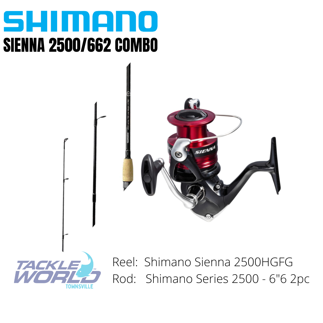 Combo Shim Sienna 2500FG - Series 2500 6'6 2Pc - Shimano