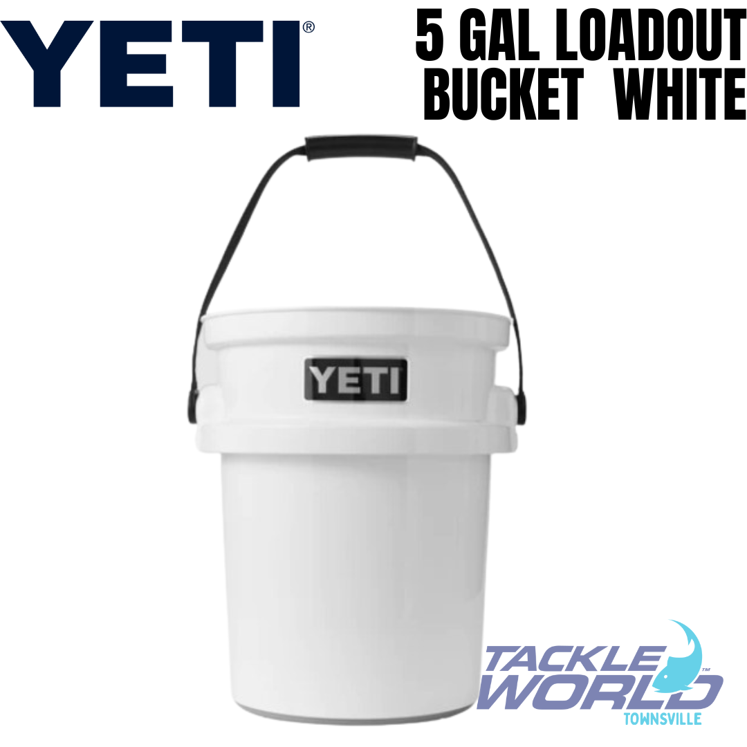 Yeti Loadout Bucket, White, 5 Gallon