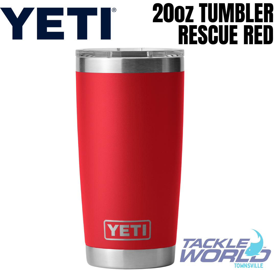 YETI 10oz Rambler Tumbler in Rescue Red Yeti