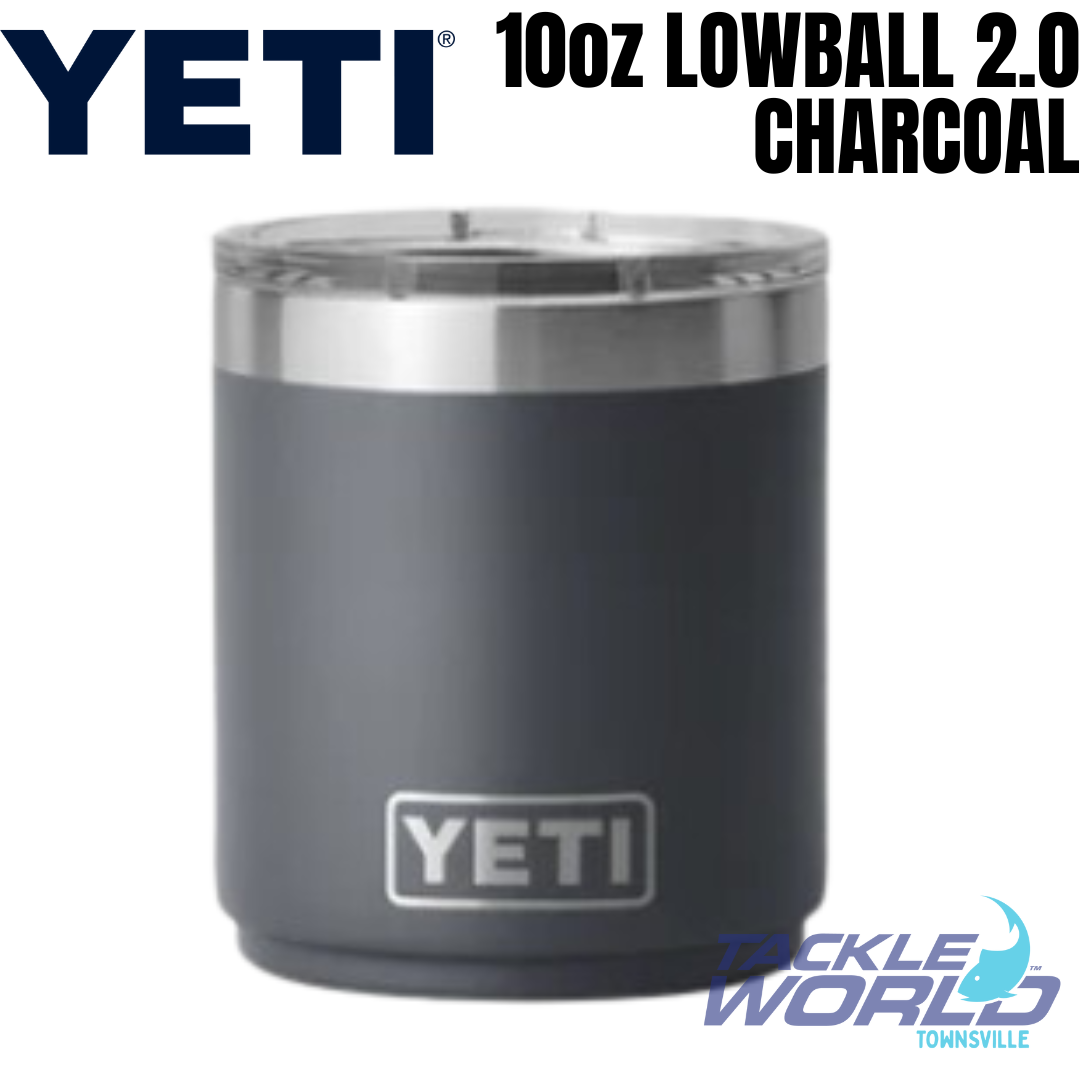 YETI Rambler 10 oz Stackable Lowball 2.0, Vacuum Insulated, Stainless Steel  with MagSlider Lid, Rescue Red