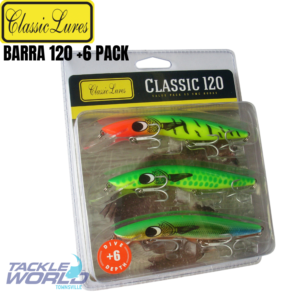 Classic Barra 120 +6 Pack - Lures