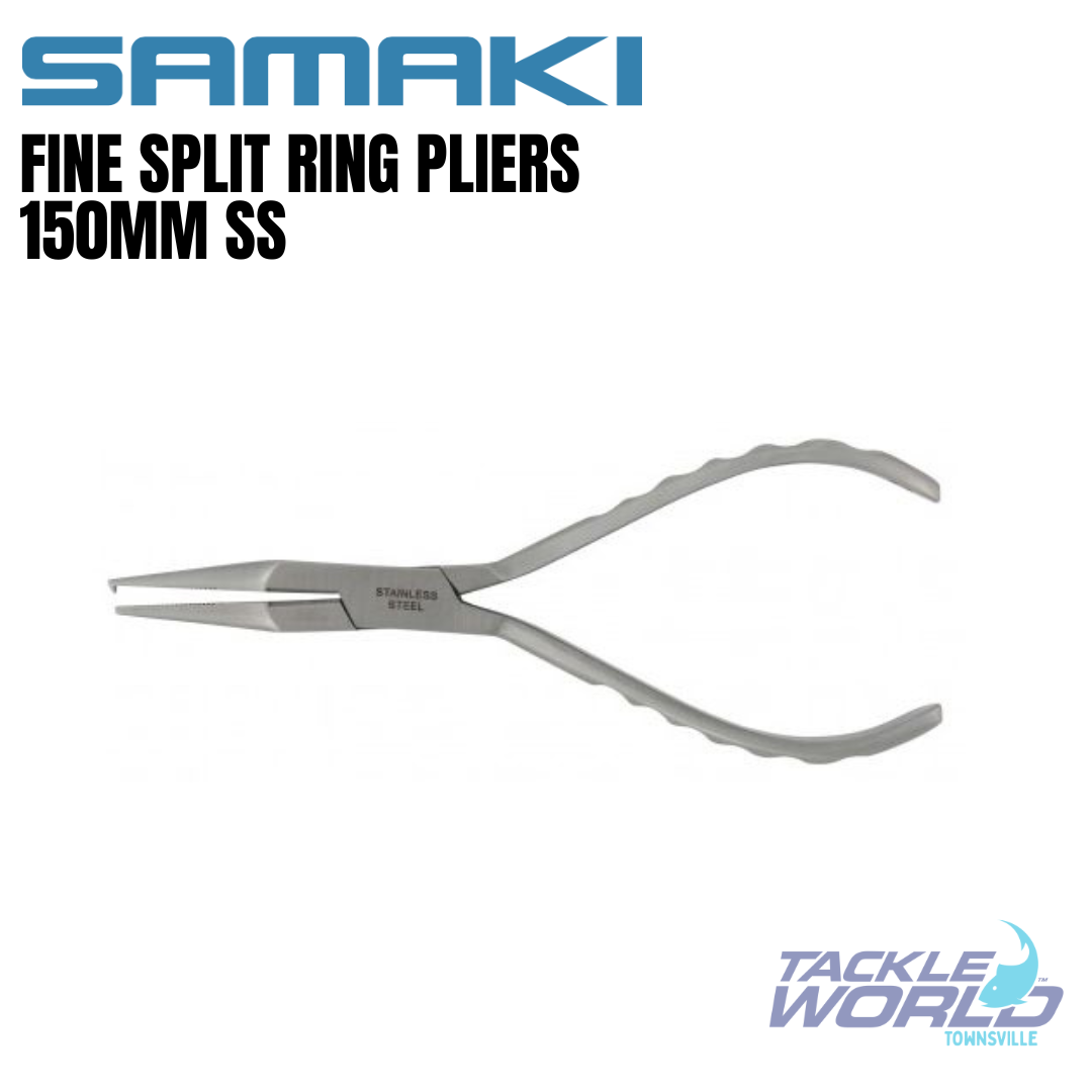 Samaki Split Ring Plier Fine 150mm Stainless