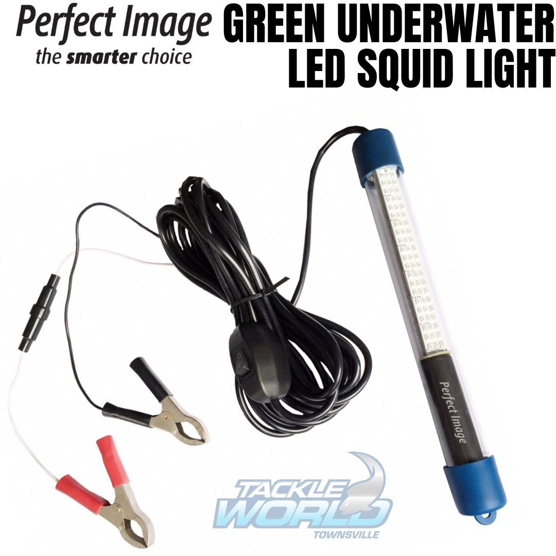 Perfect Image Underwater LED Squid Light Green