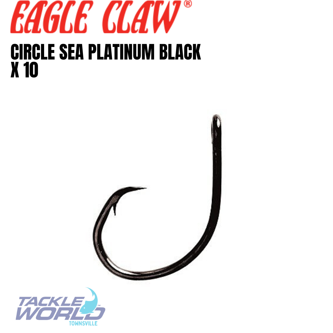 Eagle Claw Circle Sea Platinum Black 10pc