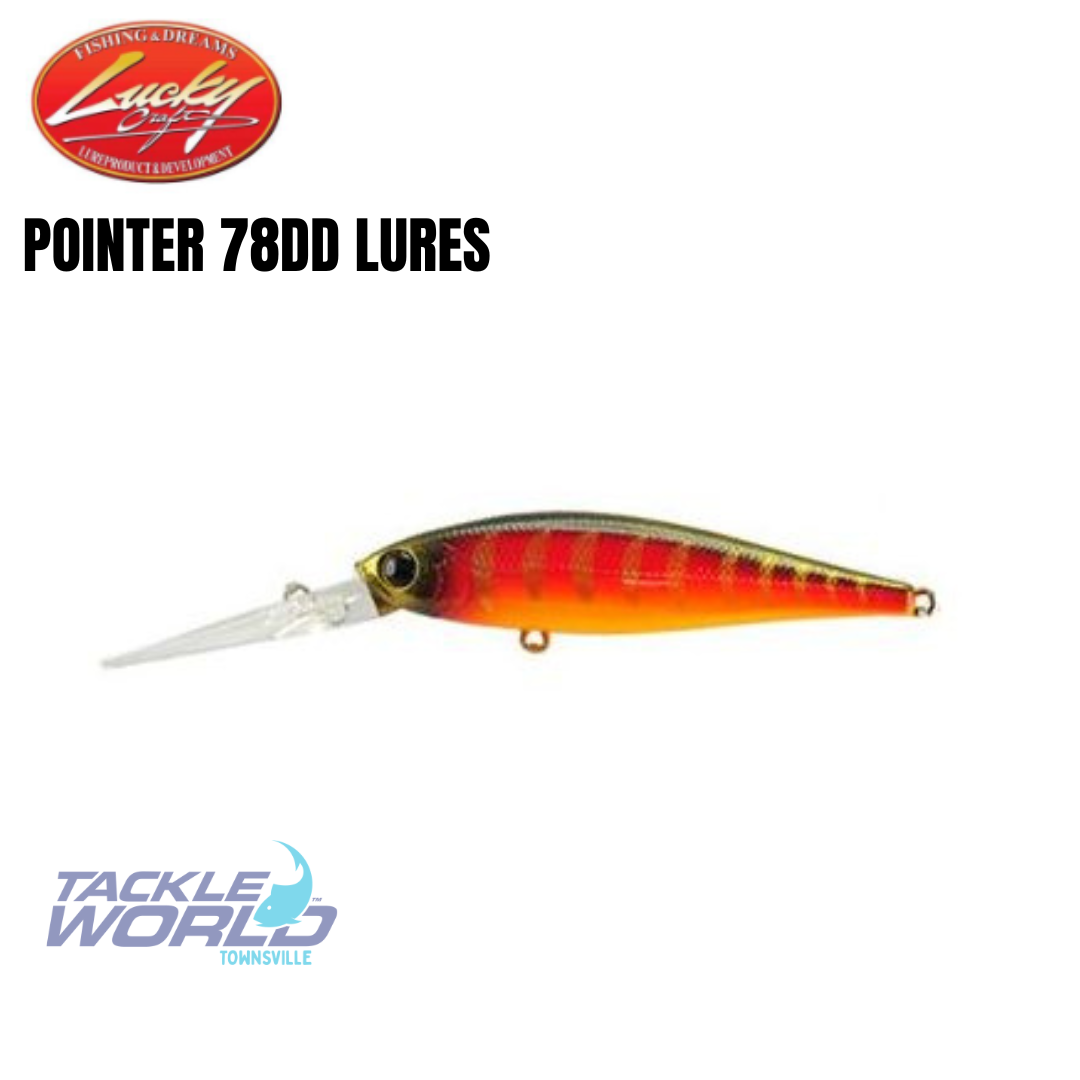 LUCKY CRAFT Pointer 78 (155 Crack Blue), Topwater Lures 