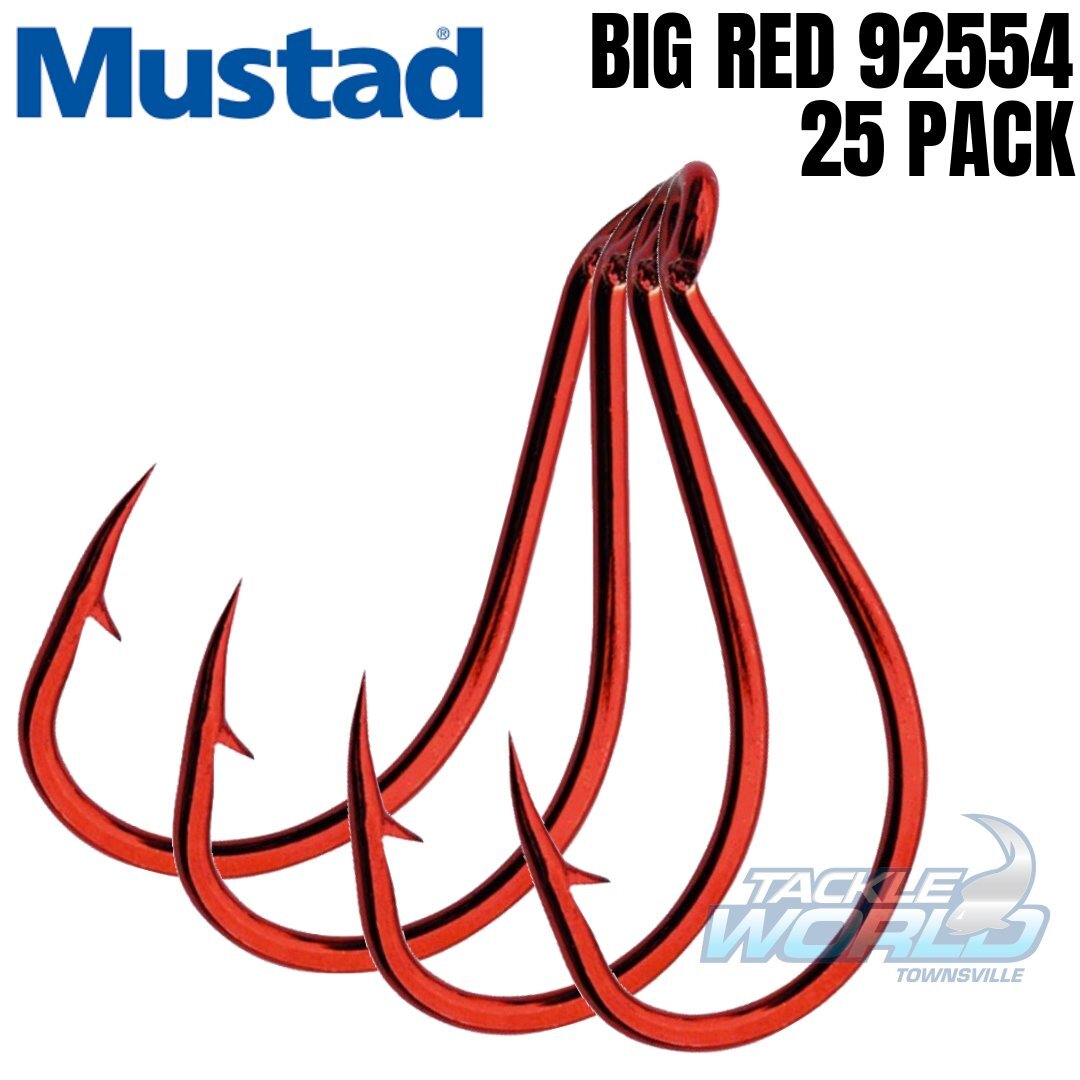 Mustad Big Red (92554) 25pk #2/0