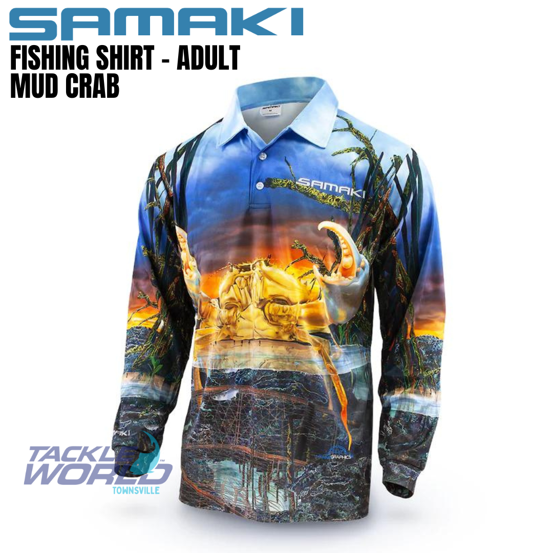 Samaki Fishing Shirt Mud Crab Adults