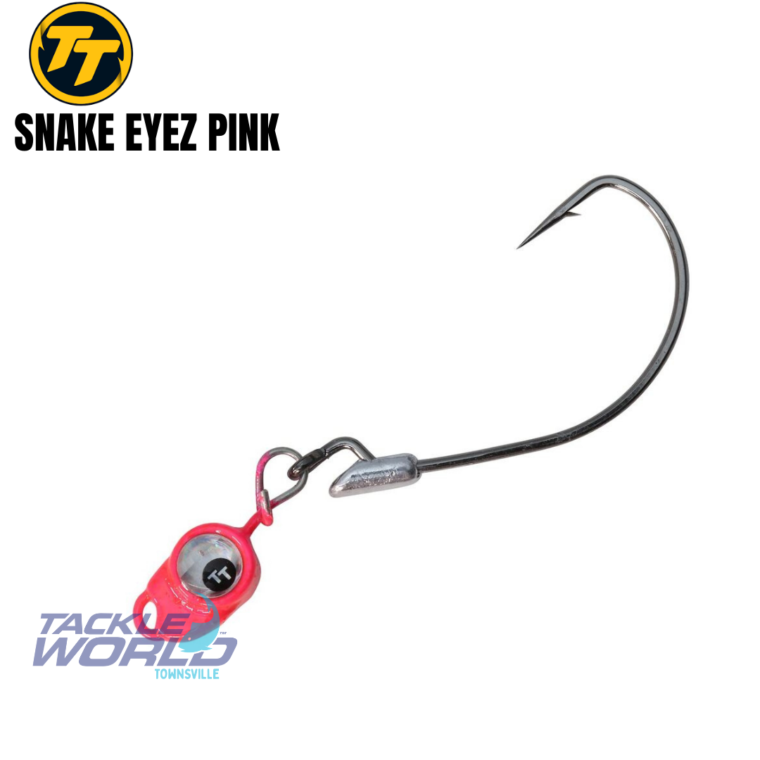 TT Jig Head Snake EyeZ Pink - Tackle Tactics