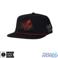 Cap Salty Crew Coastal Snapback Black