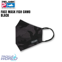 Pelagic Face Mask Fish Camo Black
