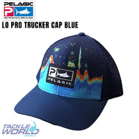 Pelagic Cap Sonar Lo Pro Trucker Navy