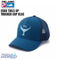 Pelagic Cap Echo Tails Up Trucker Blue