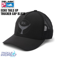 Pelagic Cap Echo Tails Up Trucker Black