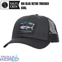 Cap Salty Crew Big Blue Retro Trucker Coal