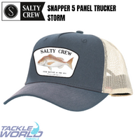 Cap Salty Crew Snapper 5 Panel Retro Trucker Storm