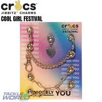 Crocs JIBBITZ Cool Girl Festival 5 Pack