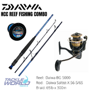 NCC Reef Combo - Daiwa BG 5000/ Saltist X 56-5/6S/ 65lb Braid