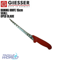 Giesser Knife Boning Scalloped 15cm