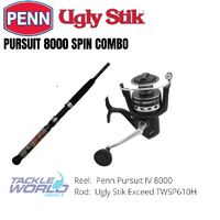 Combo Penn Pursuit IV8000/Ugly Stik TWSP601H