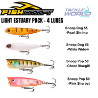 Fishcraft Light Estuary Surface Pack 4 Lures