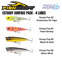 Fishcraft Estuary Surface Pack 4 Lures