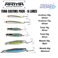 Arma Metal Tuna Casting pack 6 Lures