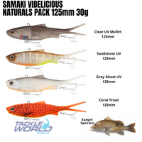 Samaki Vibelicious 125mm Naturals 4 Pack