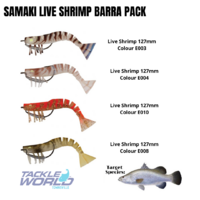 Samaki Live Shrimp Barra Pack 127