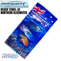 Profishent Beach Towel OZ Northern Blue Water