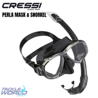 Cressi Perla Mask & Snorkel Set Black