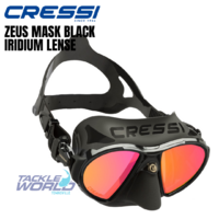 Cressi Zeus Mask Black Iridium Lens