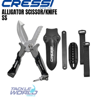 Cressi Alligator Scissor/Knife Stainless Steel