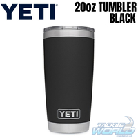 Yeti 20oz Tumbler (591ml) Black with Magslider Lid