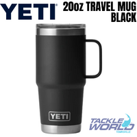 Yeti 20oz Travel Mug (591ml) Black with Stronghold Lid