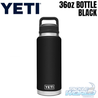 Yeti 36oz Bottle (1L) Black with Chug Cap
