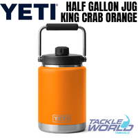 Yeti Rambler Half Gallon Jug (1.8L) King Crab Orange