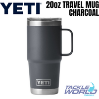 Yeti 20oz Travel Mug (591ml) Charcoal with Stronghold Lid